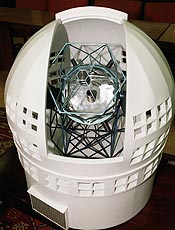 Desenho renderizado do GTC,
 o maior telescpio ptico do mundo