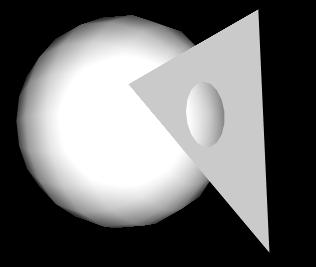 Seção da superfície de uma esfera